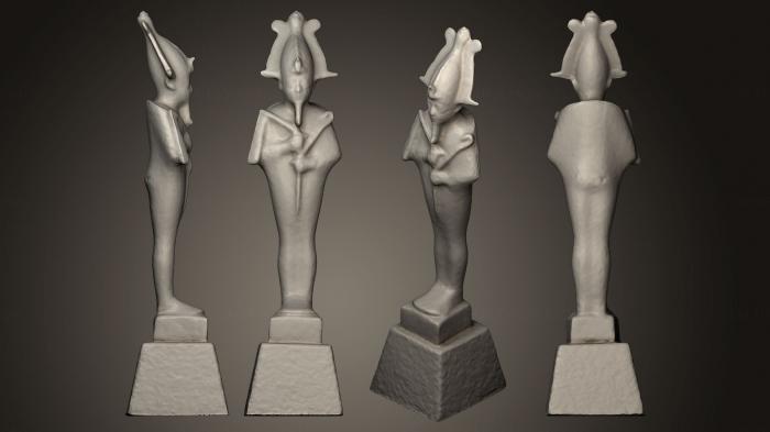 نموذج ثلاثي الأبعاد لآلة CNC التماثيل والنقوش المصرية الله أوزوريس